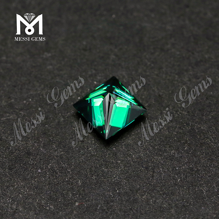 SQ Shape whole price Green 7*7mm loose moisssanite