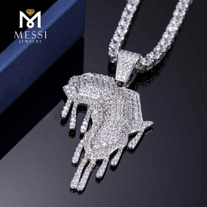 2022 New Fashionable High Quality HipHop Necklace iced out chains with pendants