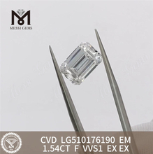 1.54ct F VVS1 EM IGI Certificerede Diamonds VVS Elegante valg 丨 Messigems LG510176190
