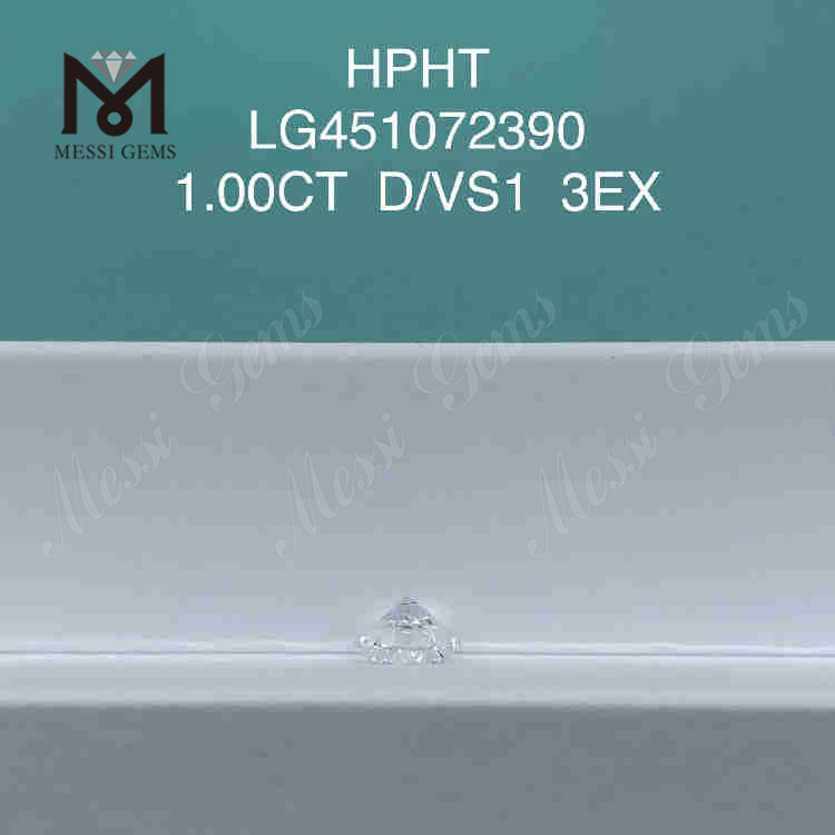 1.00CT D/VS1 lab created diamond 3EX HPHT