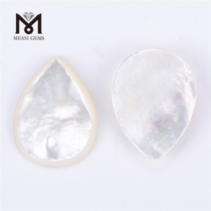 Pear Shape White Shell Mother of Pearl
