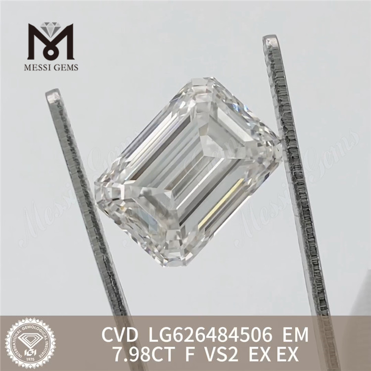 7.98CT F VS2 EM IGI diamant CVD LG626484506丨Messigems