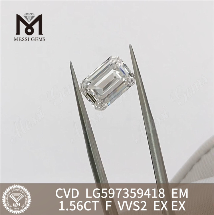 Diamants certifi&eacute;s Elegance Shapes de 1,56 CT F VVS2 EM IGI 丨Messigems LG597359418