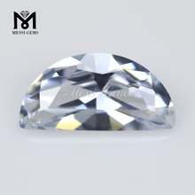 Demi-lune pierres de zircone cubiques en vrac pierres en vrac 