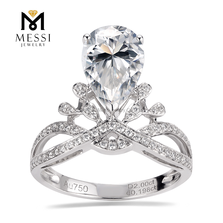 Moissanite diamond wedding ring 14k 18k fashion moissanite ring