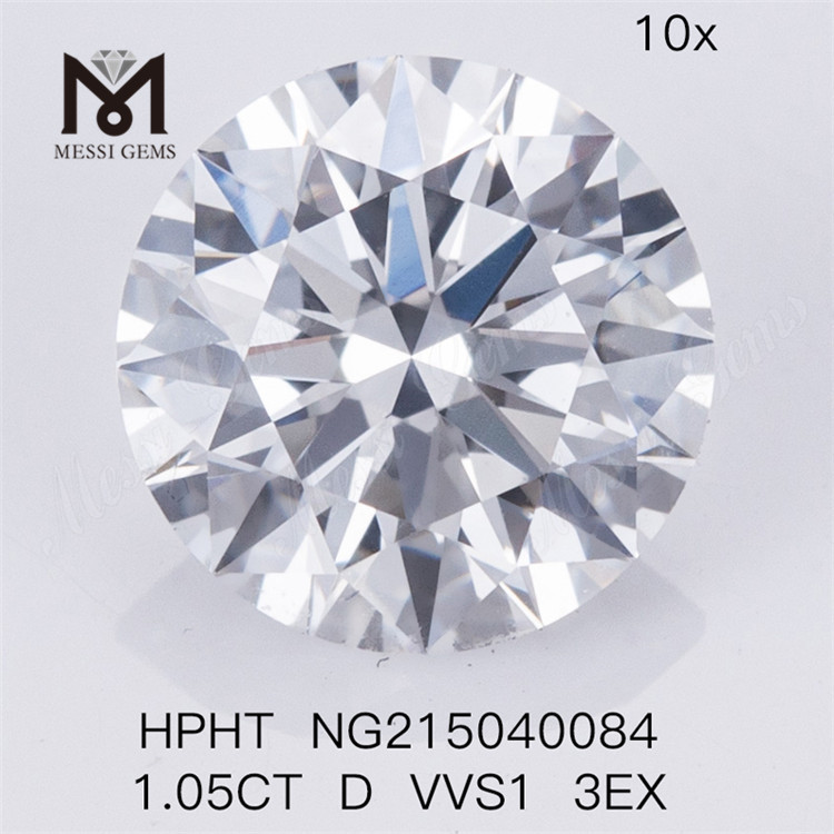 HPHT lab diamond 1.05CT D VVS1 3EX Lab grown Diamonds