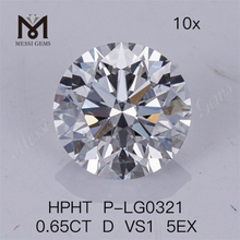 0.65CT HPHT lab diamond D VS1 5EX Lab grown Diamonds