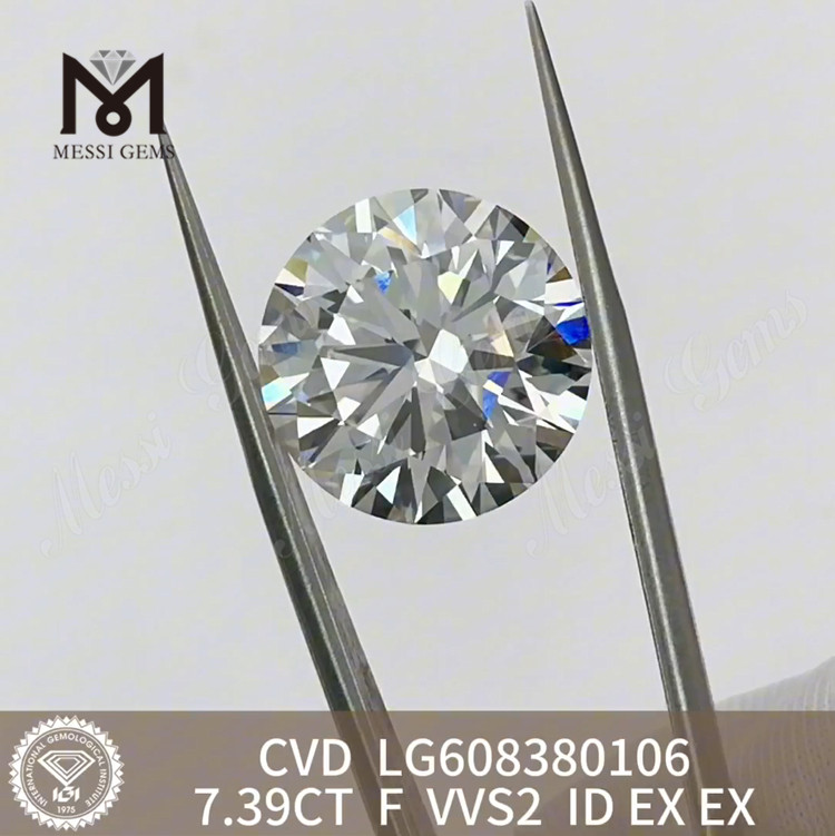 7.39CT F VVS 模造ダイヤモンド IGI ダイヤモンドの豊富な在庫をオンラインで購入丨Messigems LG608380106