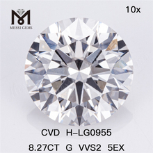 8,27 CT G VVS2 ID EX EX CVD-Diamanten st&auml;rken Ihr Schmuckgesch&auml;ft LG602336106丨Messigems