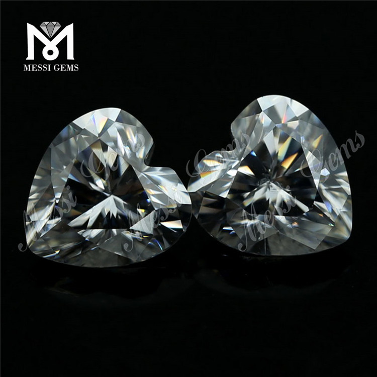 Heart 12*12mm wholesale factory price loose moisssanite