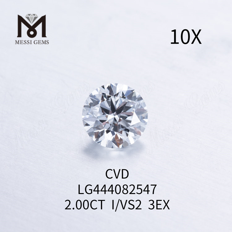 2ct I VS2 RD shape EX Cut Grade lab diamonds on sale
