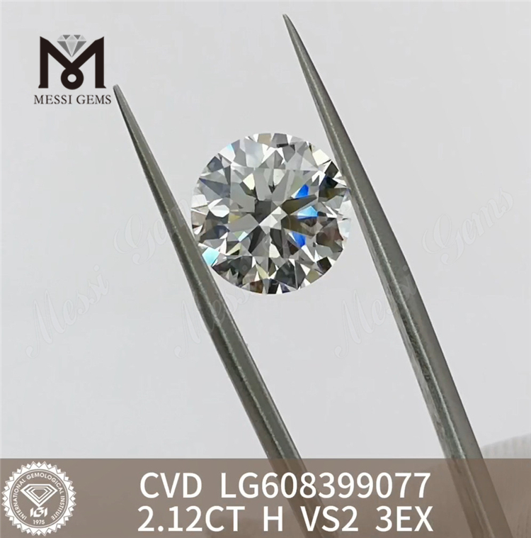 2.12ct H VS2 Custom Factus Lab facta Diamond Lupum Price CVD LG608399077 丨 Messigs