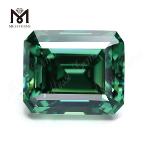 12*16mm Green OCT Cut emerald wholesale prise loose moissanite