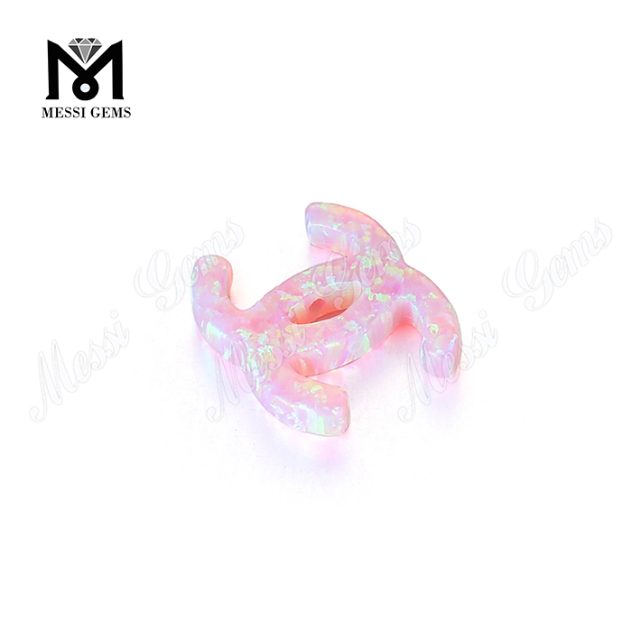 Factory Price Synthetic Pink Opal Stone 