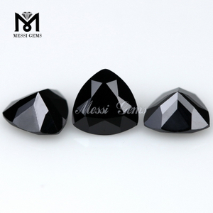 manufacture 6*6 trillion black quality cubic zirconia stones 