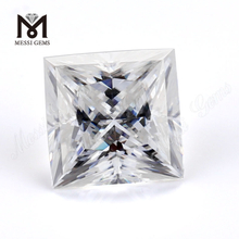 wholesale gemstones supplier Pricess Cut 12*12mm white loose moissanite