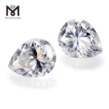 Vente en gros de pierres pr&eacute;cieuses en vrac jeu de couleurs ou poire de feu Moissanite prix par carat