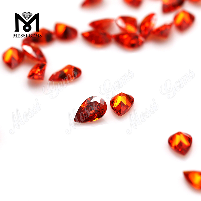 buy loose orange cubic zirconia gemstone online