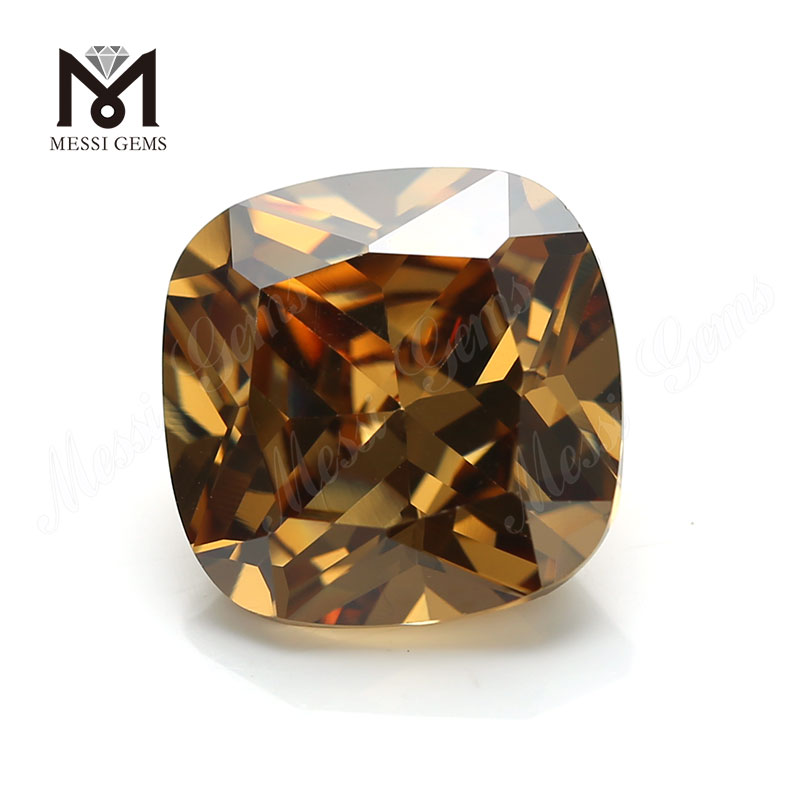 Loose coffee Cushion 12*12mm CZ Cubic Zirconia Stones Prices 