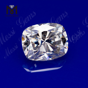 loose gemstones 8x10mm Cushion cut EF White Wuzhou Moissanite price per carat