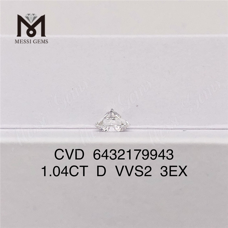 0.73 Carat D-VVS2 Round Lab Diamond
