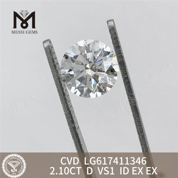 2.10CT D VS1 ID EX EX CVD 加工ダイヤモンド卸売価格 LG617411346