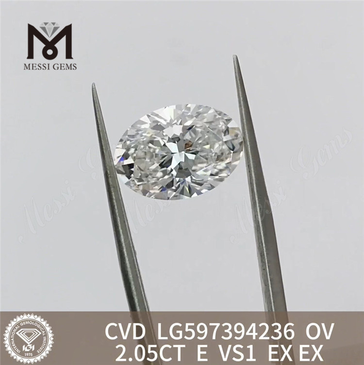 2.05CT E VS1 LG597394236 h&oslash;jkvalitets OV cvd diamant til overkommelige priser