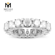 14 karat 18 karat guldsmykker bryllup forlovelsesring 1,6 karat moissanite