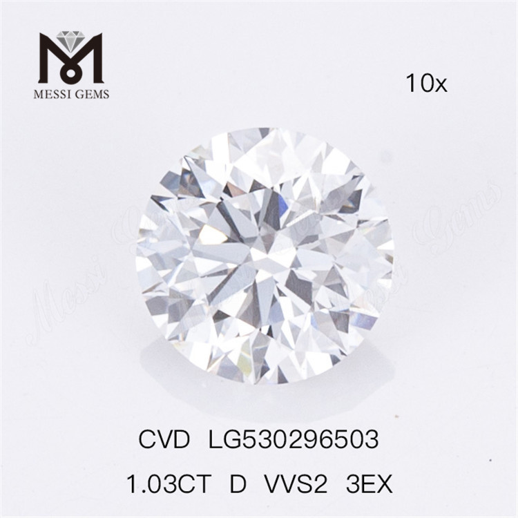 1.03CT D VVS Best Loose Lab Diamond 3EX CVD Diamonds 