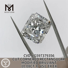 10,08 CT E VS1 EX EX RECTANGULAR 10ct CVD-Steine, sch&ouml;n und preisg&uuml;nstig LG597379356丨Messigems
