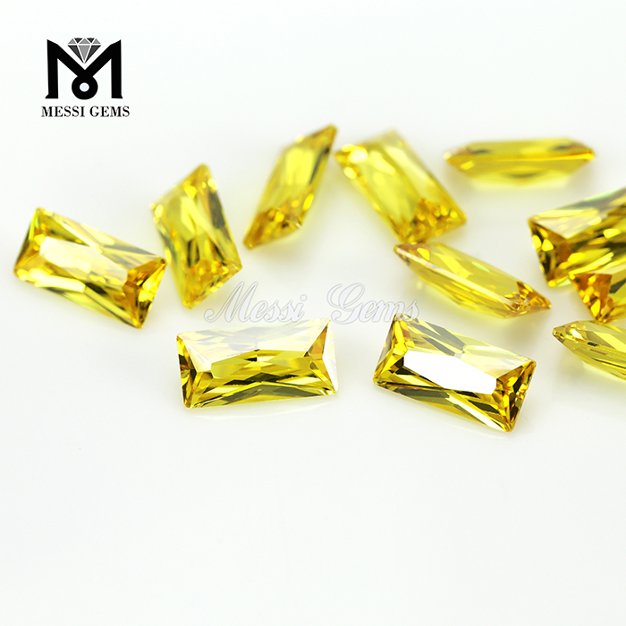 5*10MM baguette form h&oslash;jkvalitets &aelig;delsten kunstig zirconia 