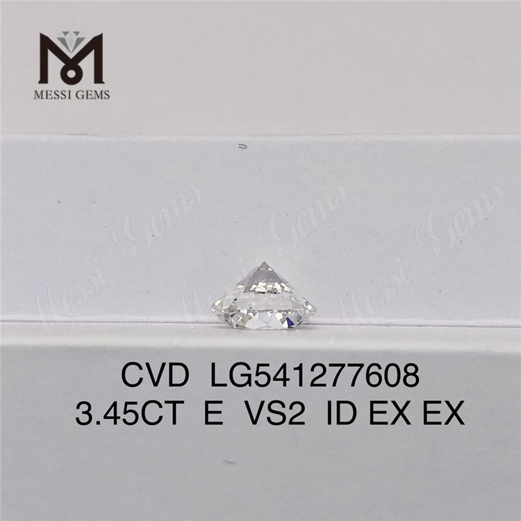 3.45CT E loose lab diamond round shape cvd lab diamond on sale Buy