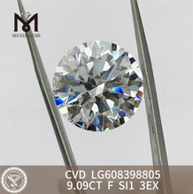 9.09CT F SI1 3EX CVD Lab Grown Diamond China IGI Certified Perfection丨Messigems LG608398805