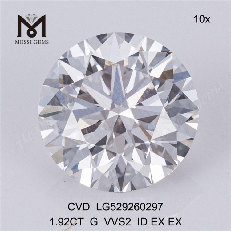 1.92ct G loose lab diamond sale vvs round ID lab diamond on sale