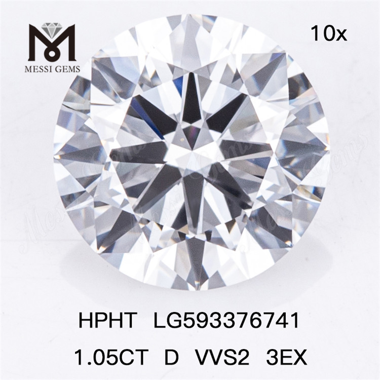 Diamants 1.05CT D VVS2 3EX HPHT &agrave; vendre HPHT LG593376741
